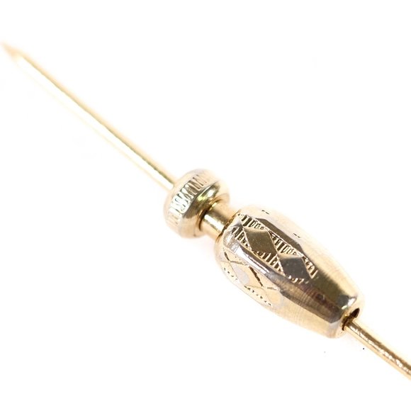 David Webb 18K YG Enamel Frog Stickpin w/ COA - Picture 5 of 9